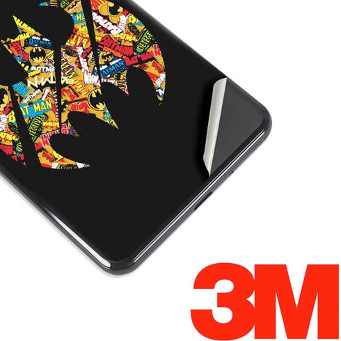 DC Comics Batman Silhouette Logo Vintage Pattern Google Pixel 3 XL Skin